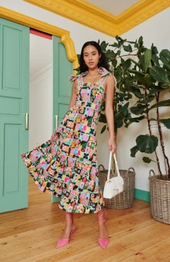 Celia B Arafura Dress Multi-Women Dresses