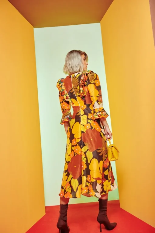 Celia B Bronze Dress-Women Dresses