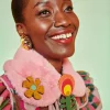 Celia B Cerise Collar-Women Accessories