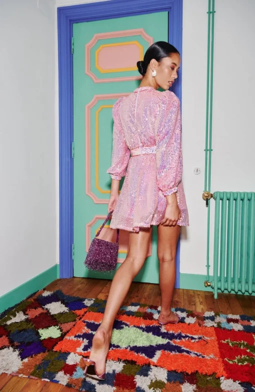 Celia B Ezili Dress Pink-Women Dresses