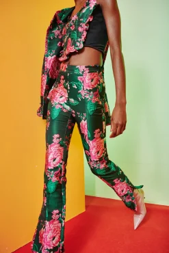 Celia B Falu Pant-Green-Women Pants