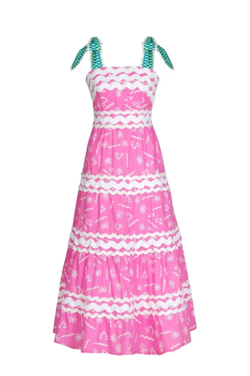 Celia B Lena Dress Pink-Women Dresses
