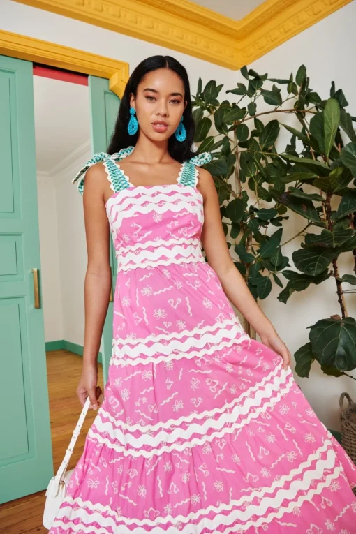 Celia B Lena Dress Pink-Women Dresses