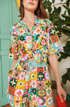 Celia B Malawi Top Multi-Women Tops