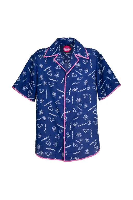 Celia B Nakuru Top Blue-Women Tops
