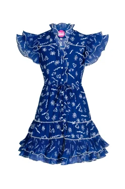 Celia B Sabrina Dress Blue-Women Dresses