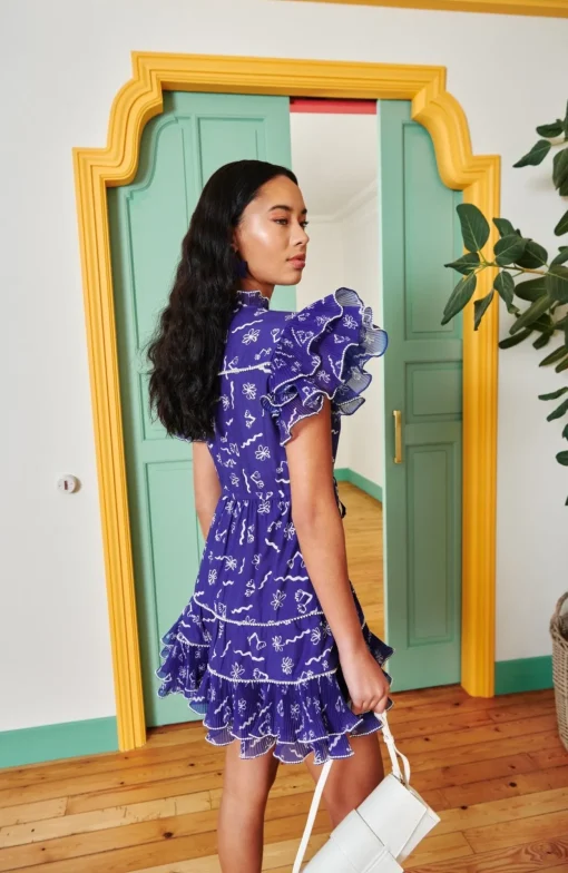 Celia B Sabrina Dress Blue-Women Dresses