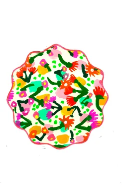 Celia B Sea Flowers Placemats Set Of Two- Homeware