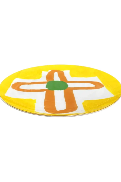 Celia B Sun Coral Plate Set Of Two- Homeware