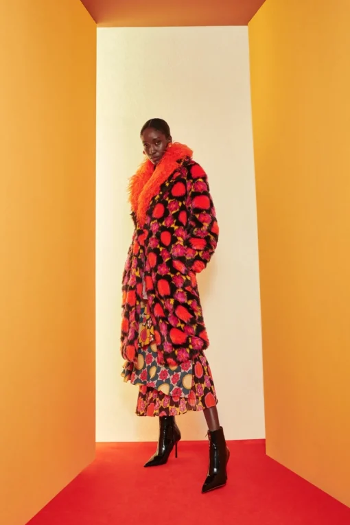 Celia B Vermelho Coat-Women Coats & Jackets
